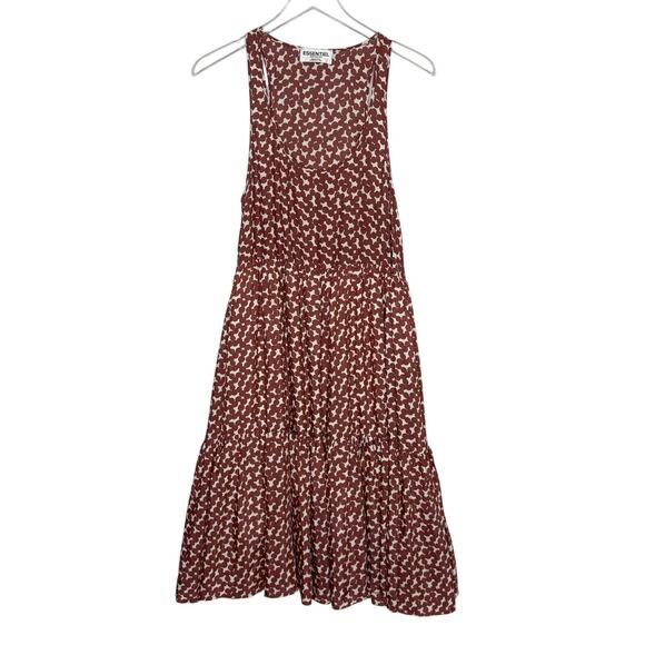 Essentiel Antwerp Dresses & Skirts - Essentiel Antwerp Carousel Dress Tiered Boho Style Midi Polka Dot Brown US8